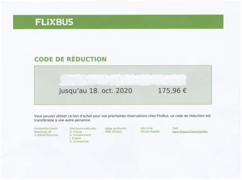 code de reduction flixbus